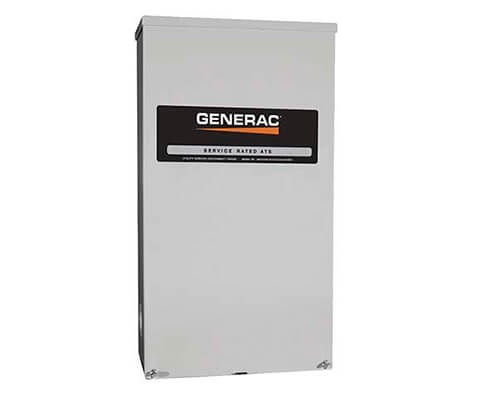 Generac whole house automatic transfer switches from Wolverine Power Systems of Michigan