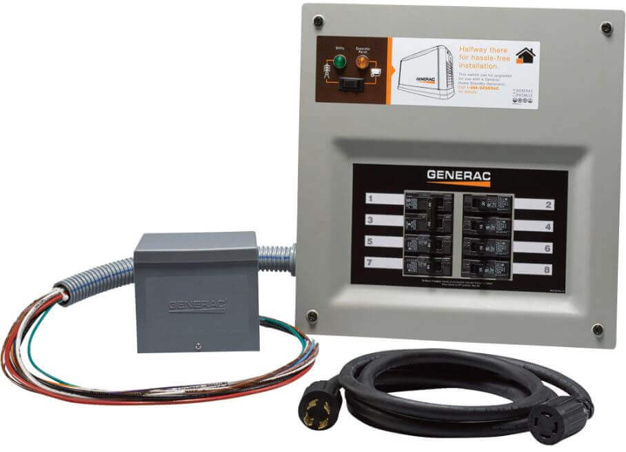 Generac manual transfer switches from Wolverine Power Systems of Michigan
