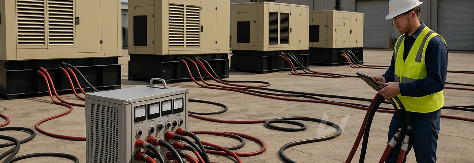 Generator load bank testing from Wolverine Power Systems of Michigan