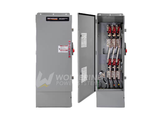 Generac PSTS double throw automatic transfer switches from Wolverine Power Systems of Michigan