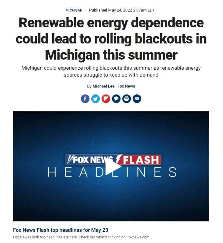 Prepare for Michigan summer blackouts
