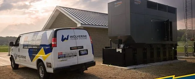 Industrial backup generators from Wolverine Power Systems of Michigan
